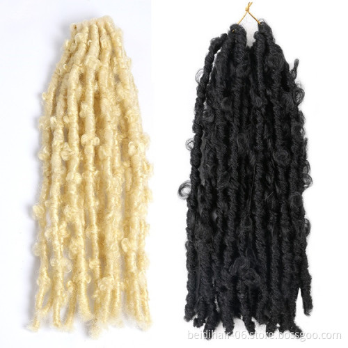 Butterfly locs Crochet Hair Soft Faux Locs Pre looped Braids Synthetic Hair Extension
